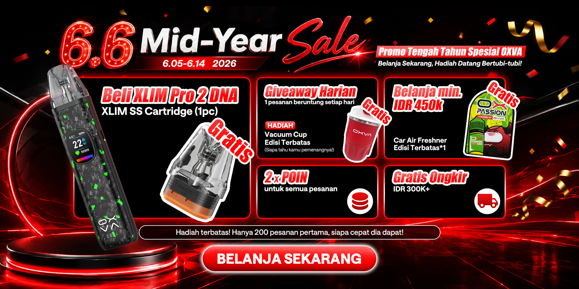 Vaping Premium Kualitas Dunia